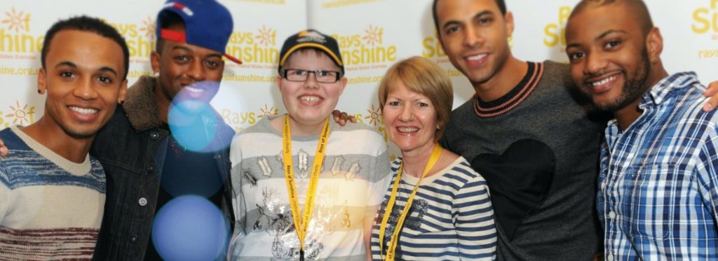 JLS and Joshua Tarrant meet
